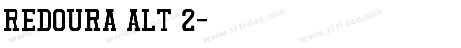 Redoura Alt 2字体转换